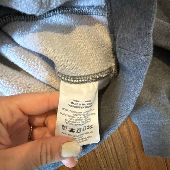 Nike fleece hoodie pullover dark grey size small - Picture 6 of 12